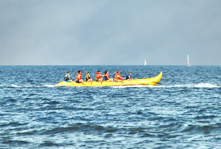 Glass Boat, Paddle Boat and Banana Boat